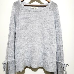 Grey Silver Metallic Sweater